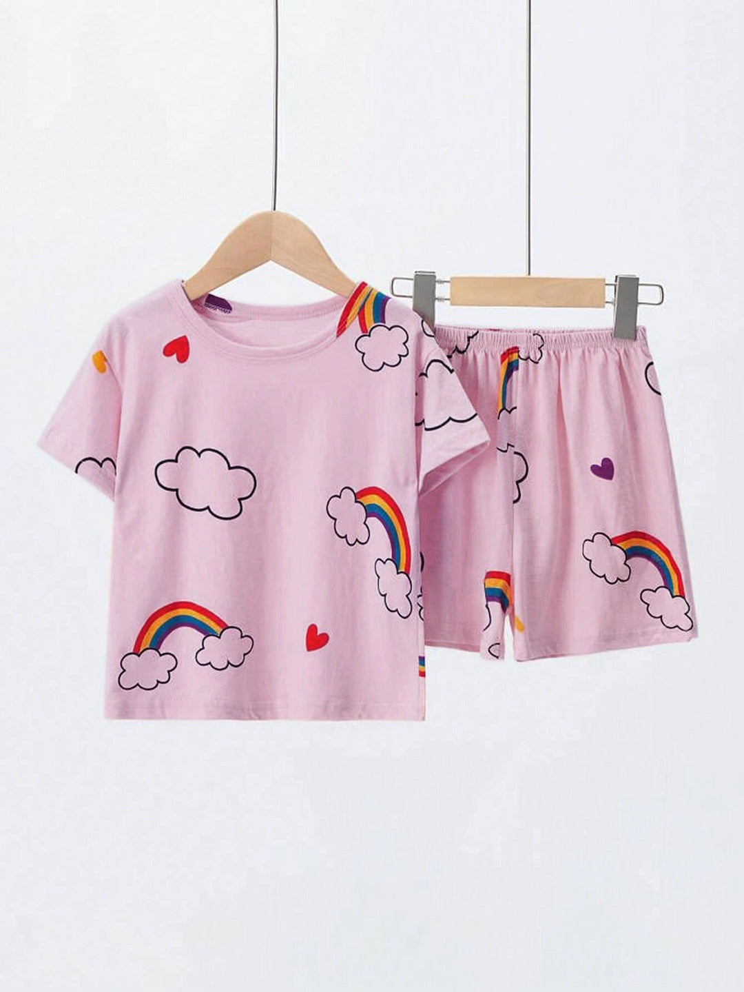 Compleu pijamale SHEIN, roz