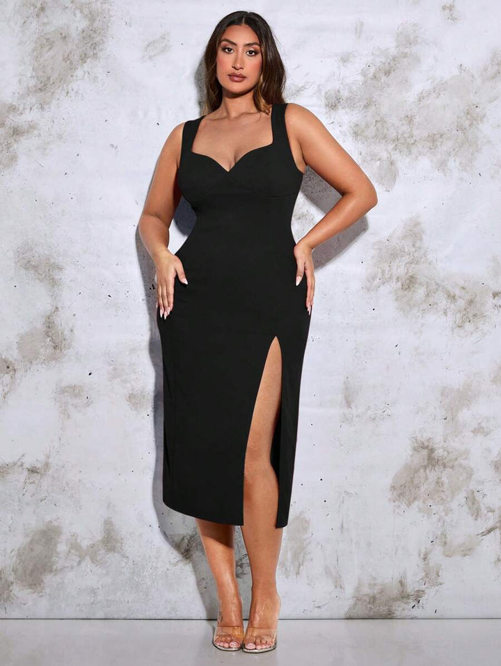 Rochie midi SHEIN, negru