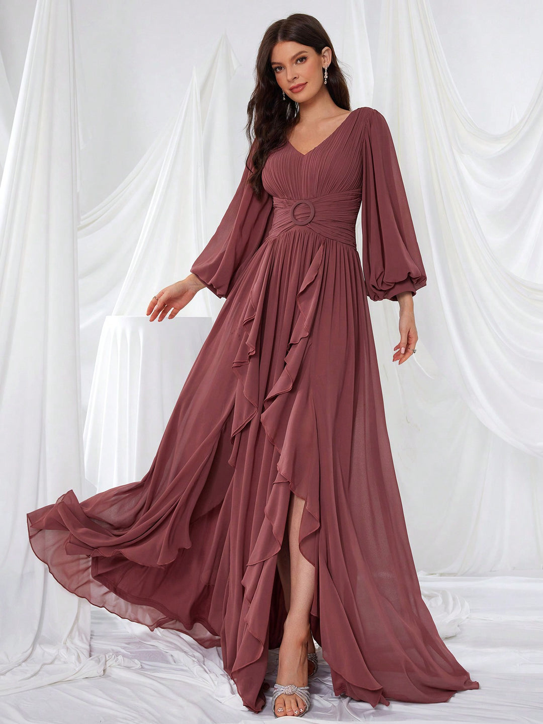 Rochie SHEIN, maro