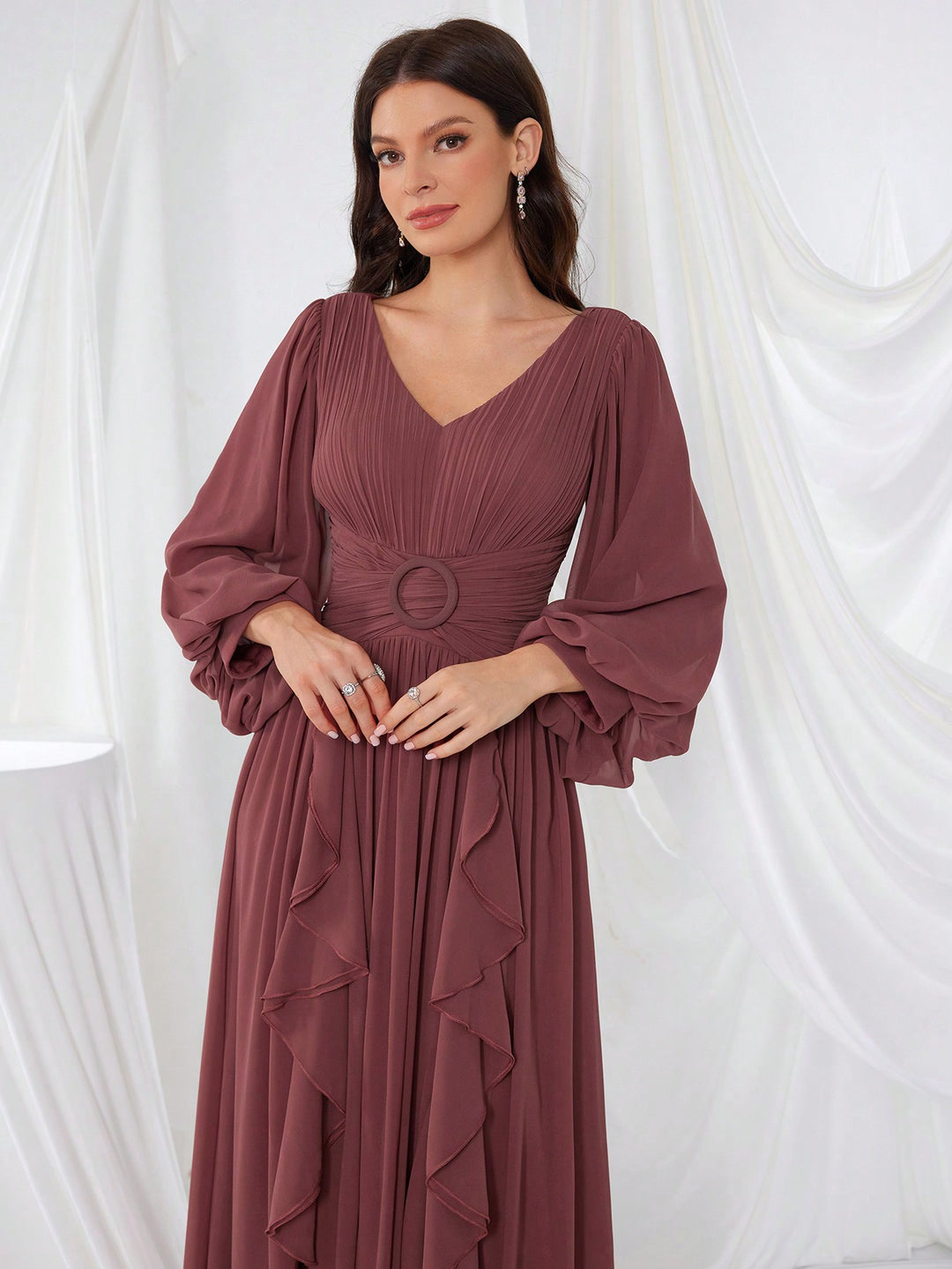 Rochie SHEIN, maro