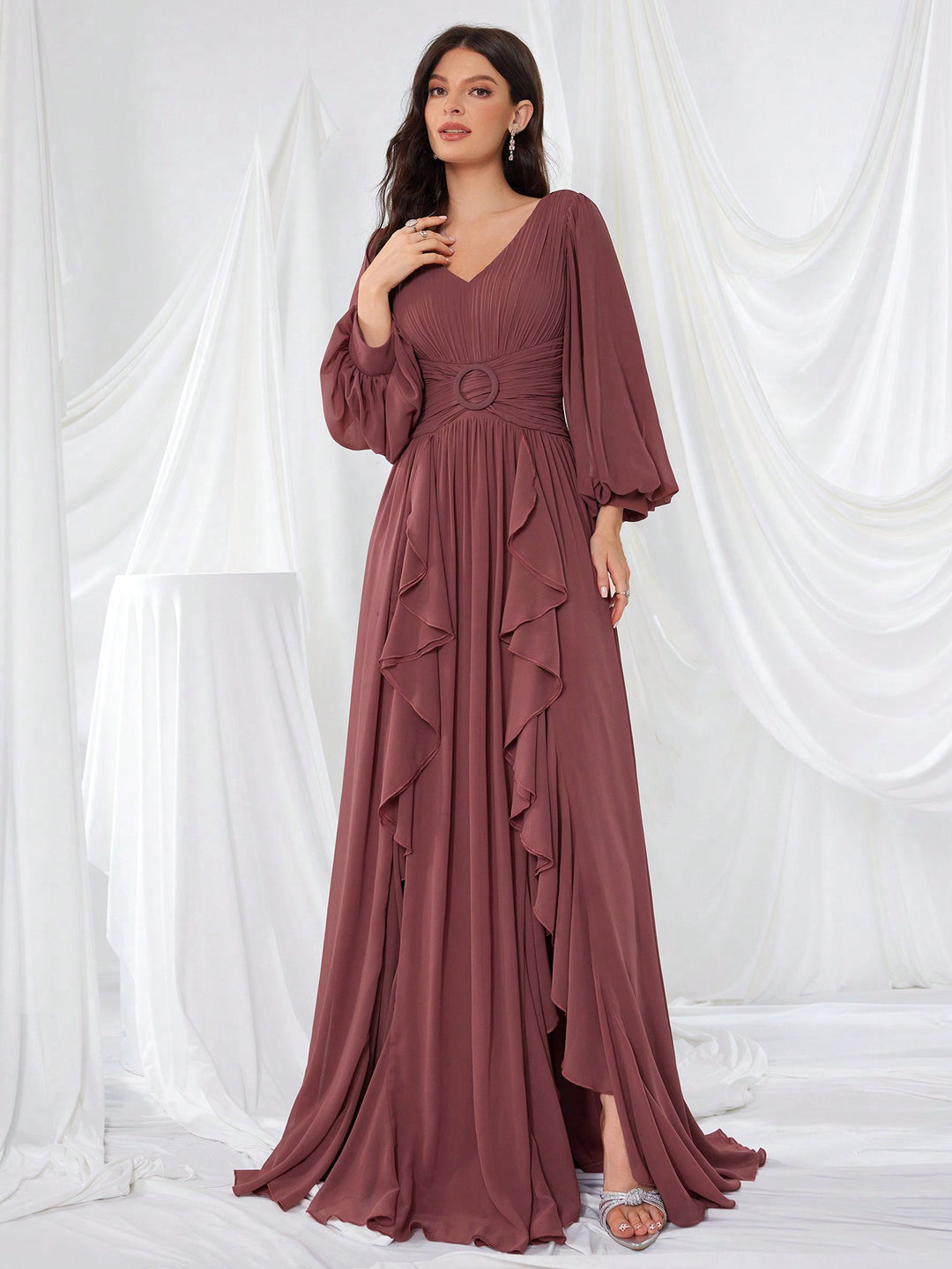 Rochie SHEIN, maro