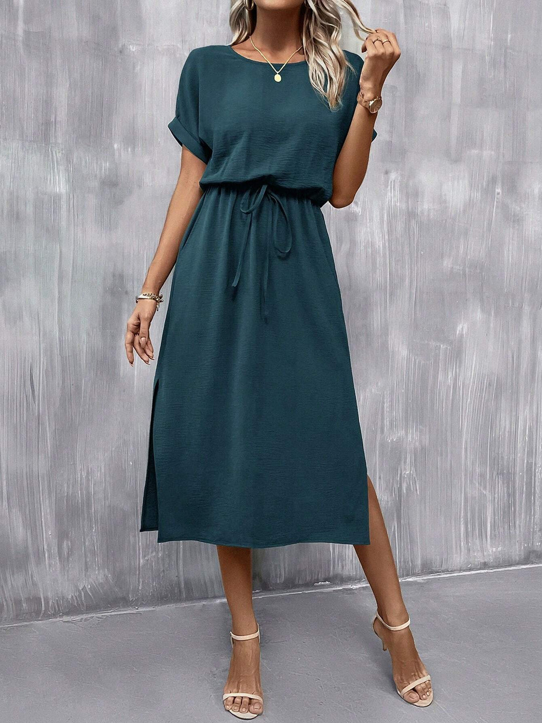 Rochie midi SHEIN, albastru