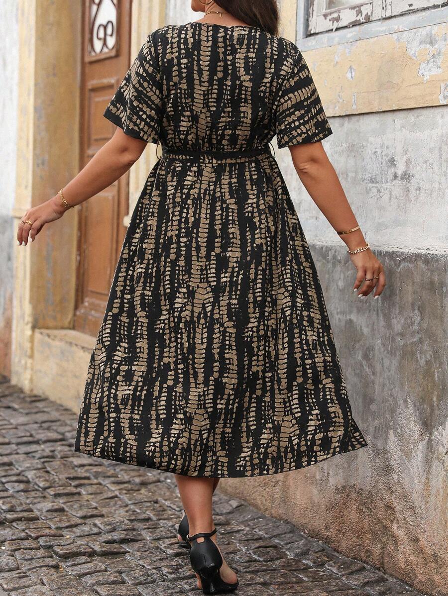 Rochie midi SHEIN, mix culori
