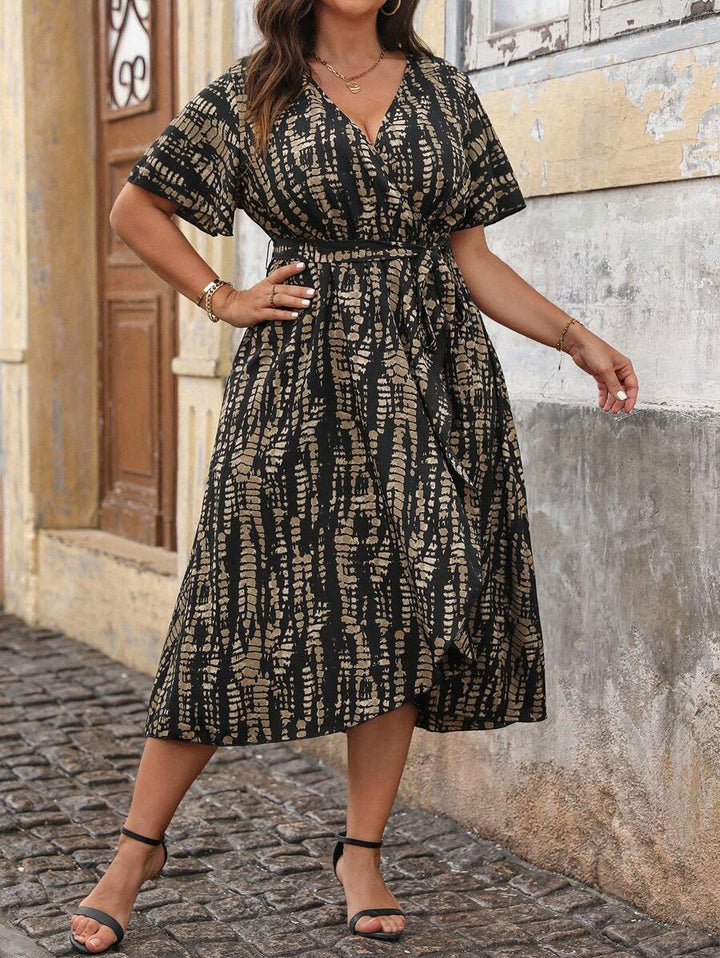 Rochie midi SHEIN, mix culori