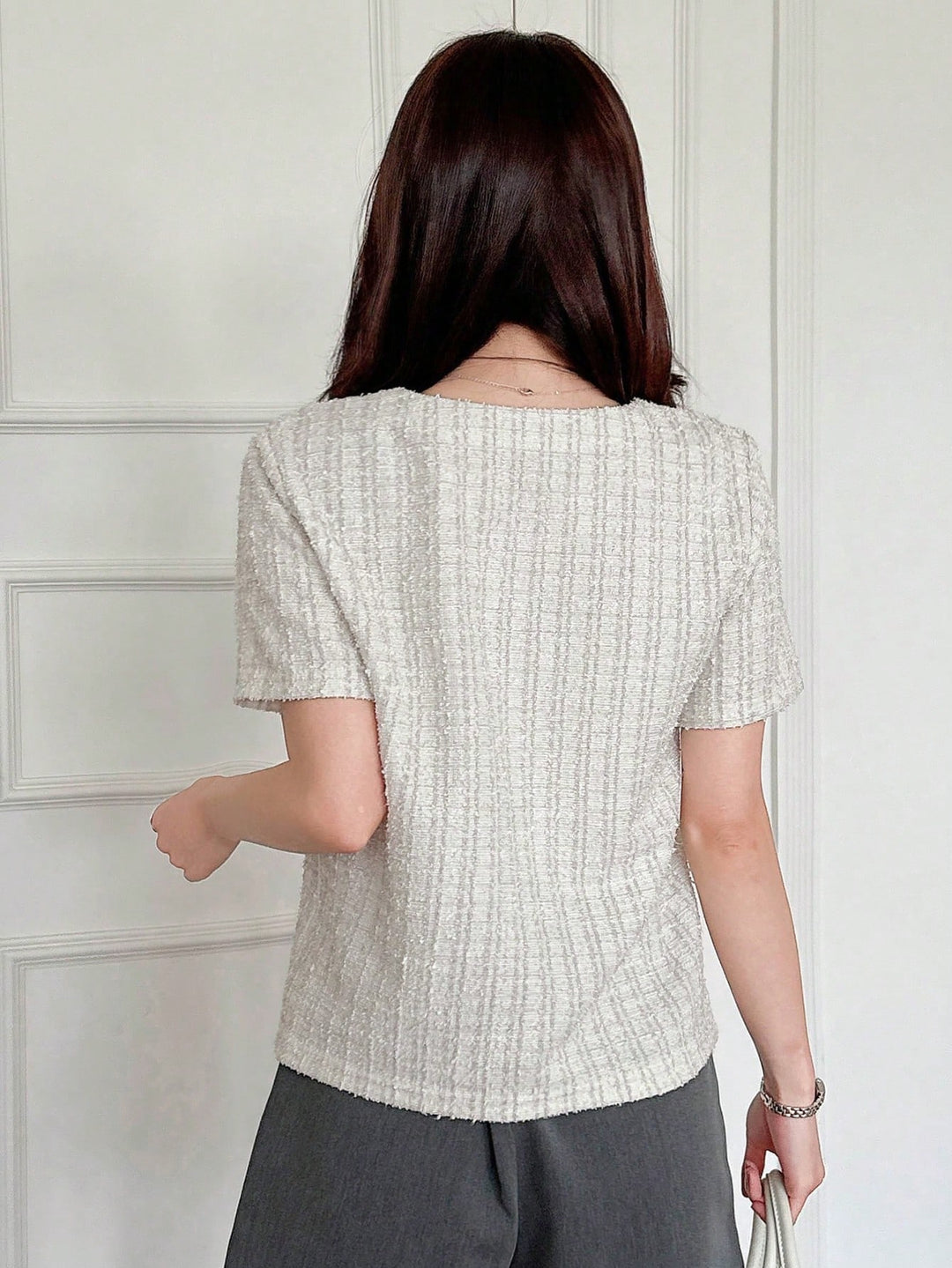 Tricou SHEIN, bej