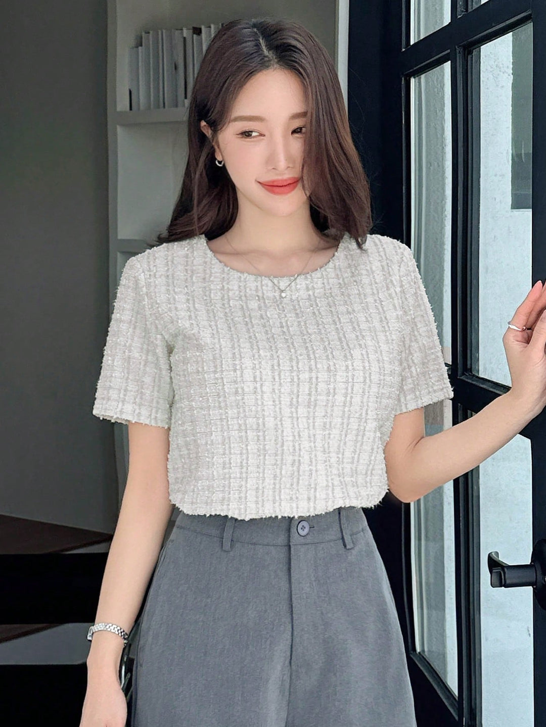 Tricou SHEIN, bej