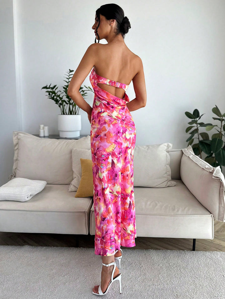 Rochie maxi SHEIN, mix culori