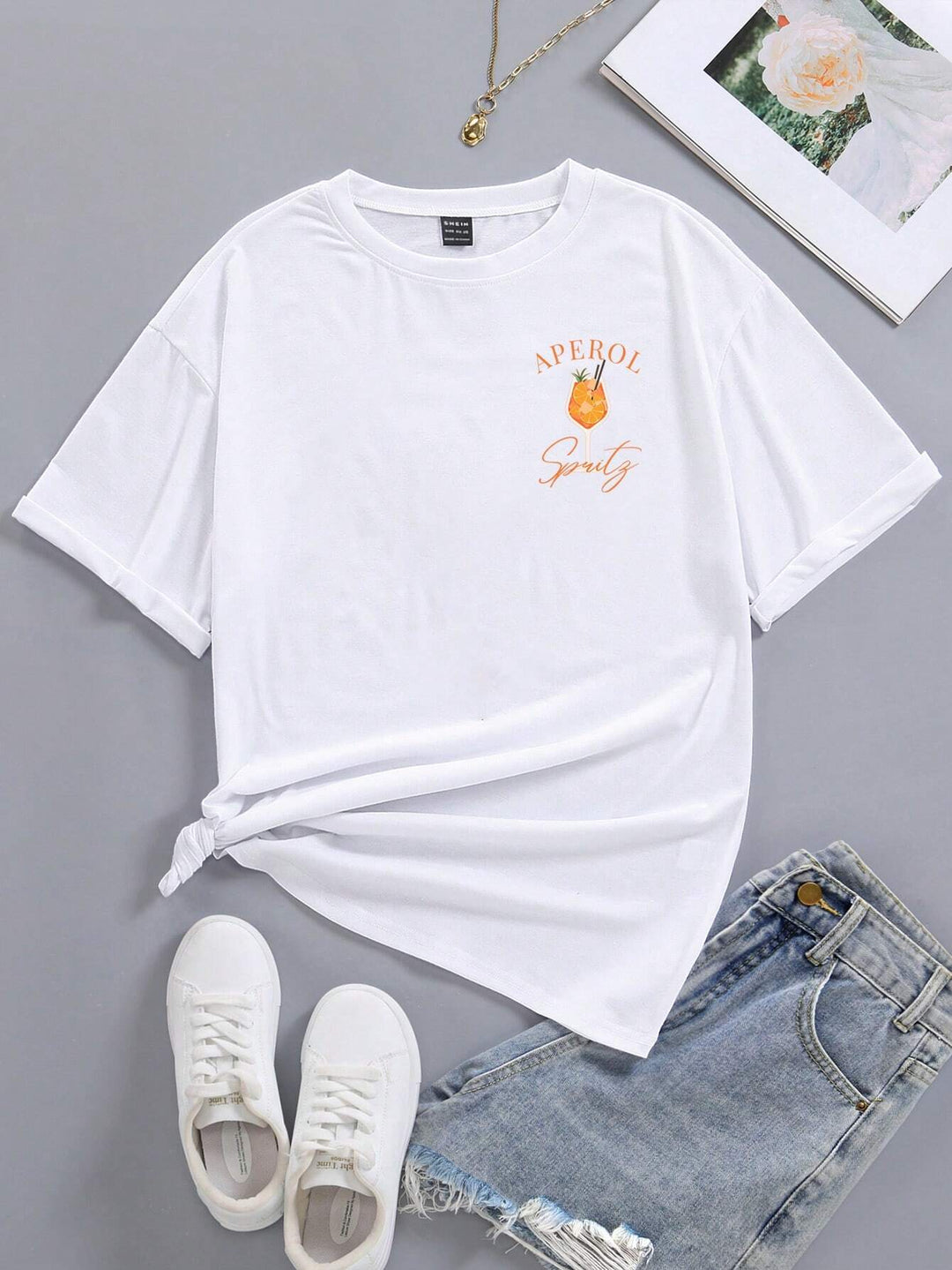 Tricou SHEIN, alb