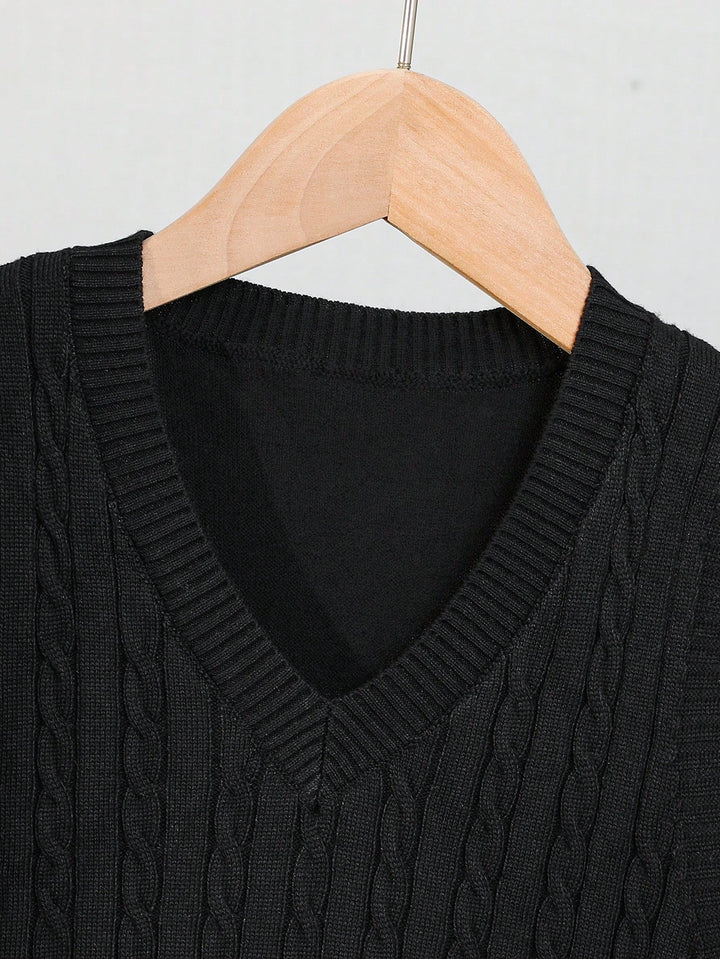 Pulover SHEIN, negru