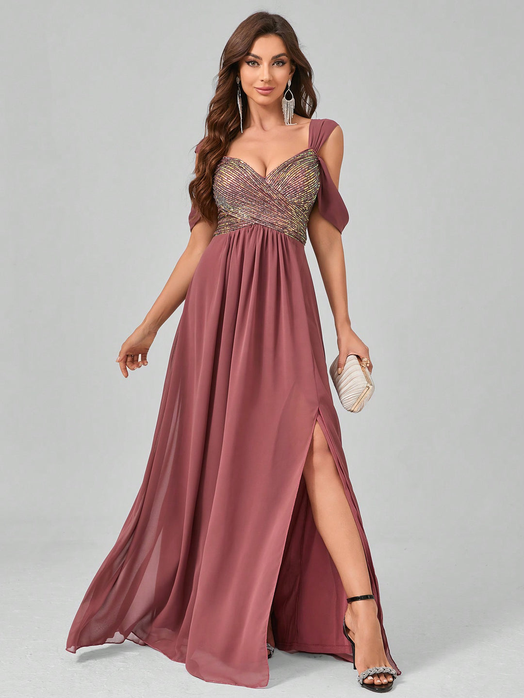 Rochie SHEIN, maro