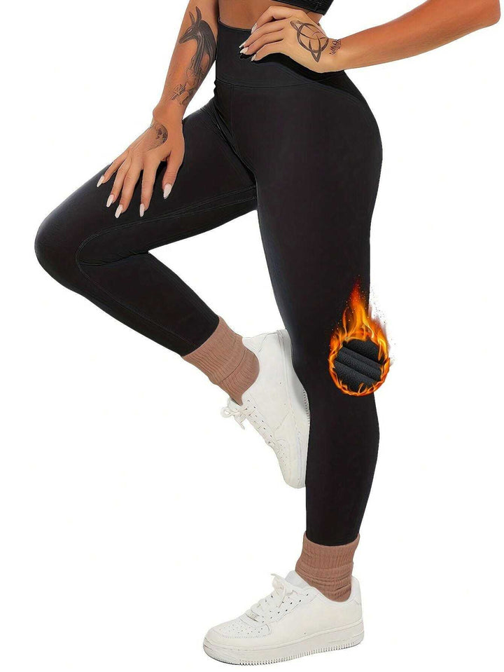 SHEIN sport leggings, fekete