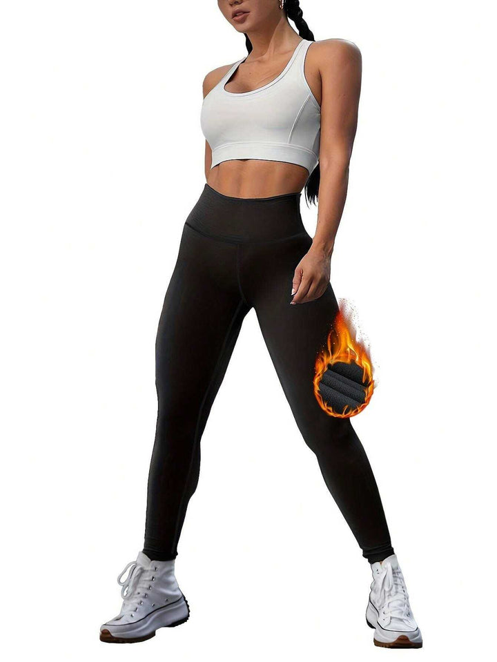 SHEIN sport leggings, fekete