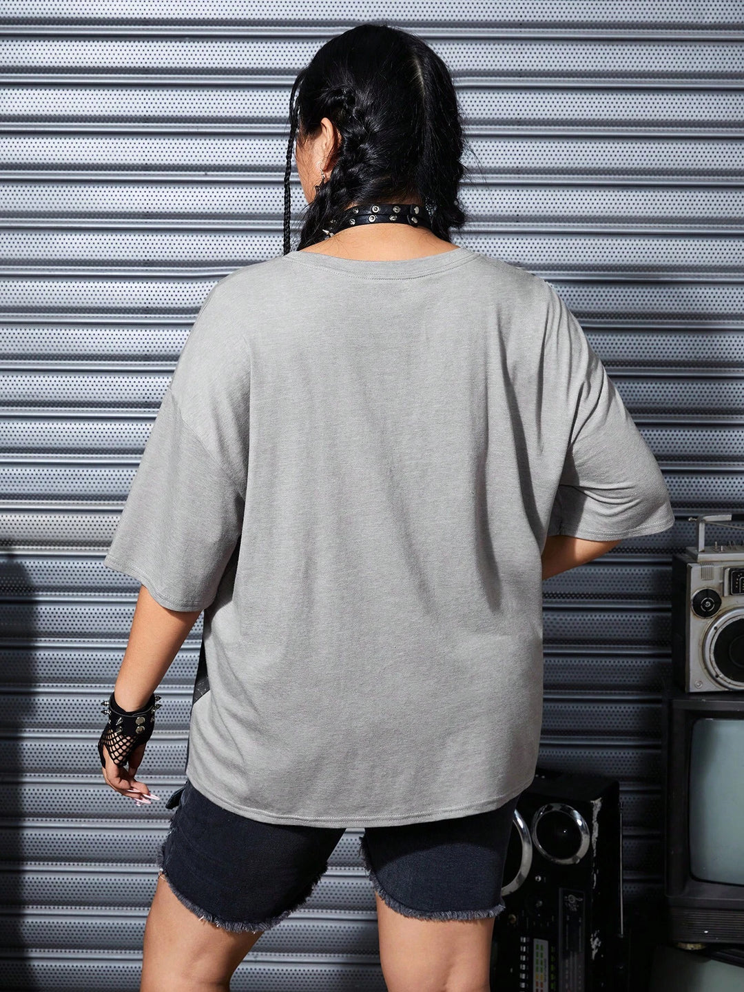 Tricou SHEIN, gri