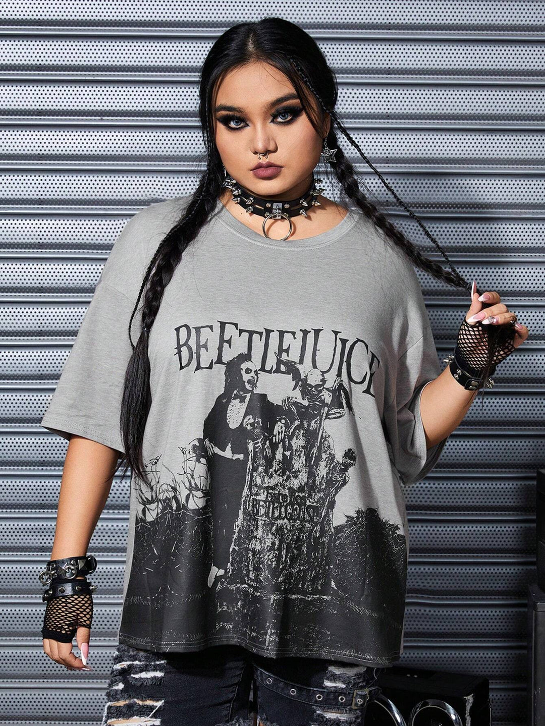 Tricou SHEIN, gri