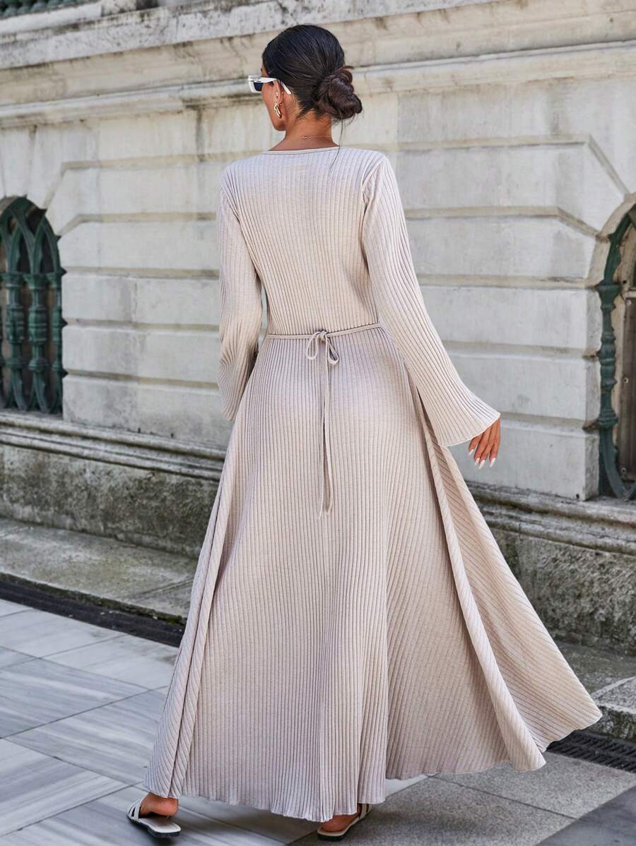 Rochie maxi SHEIN, bej