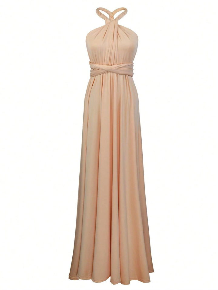 SHEIN maxi ruha, bézs