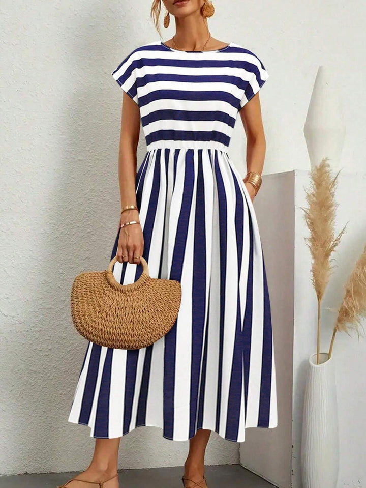 Rochie midi damă SHEIN, mix culori, mărimea XXL