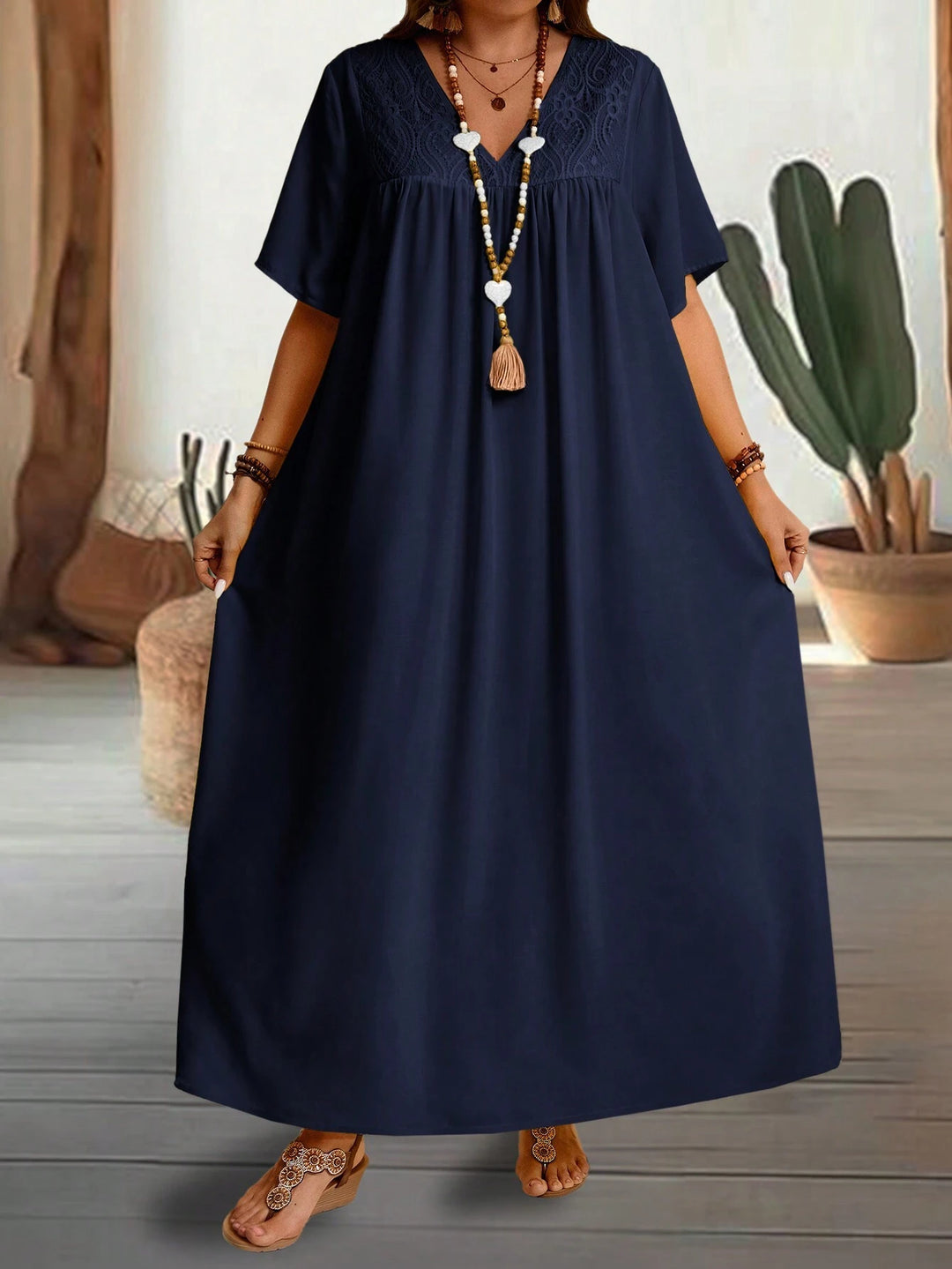 Shein Curve+ maxiruha, sötétkék