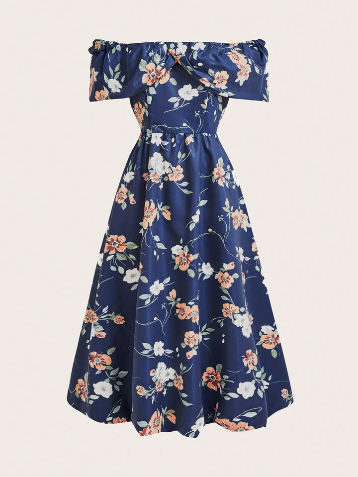 SHEIN Maxi ruha, kék