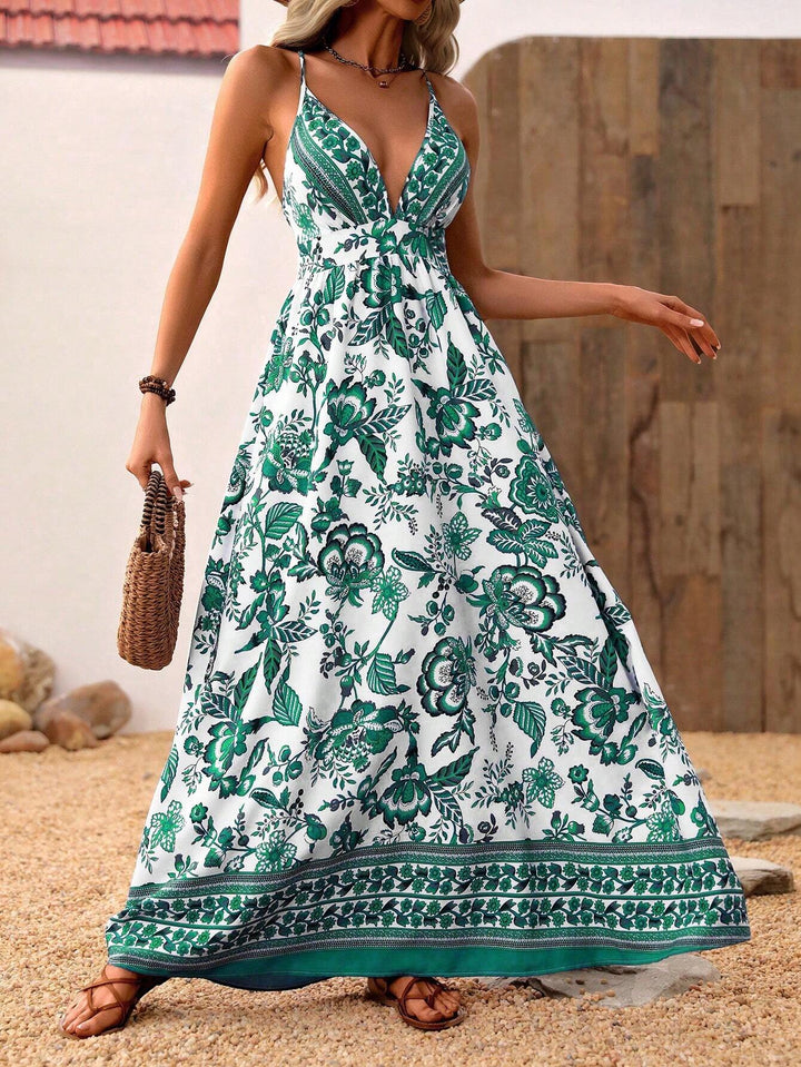 Rochie maxi SHEIN, mix culori