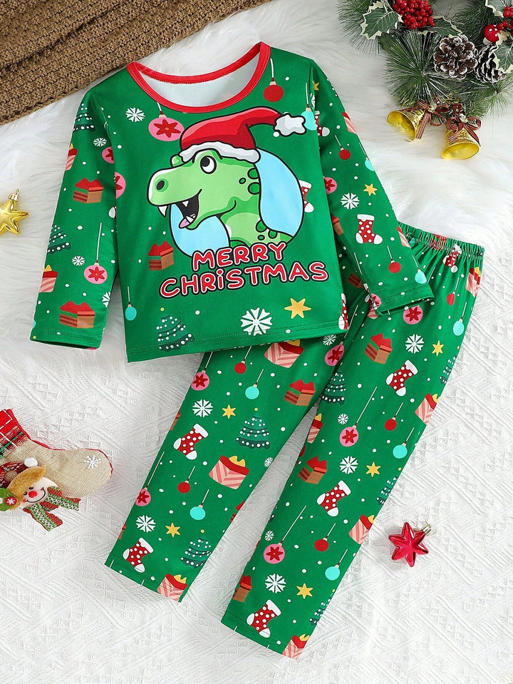 Compleu pijamale SHEIN, verde