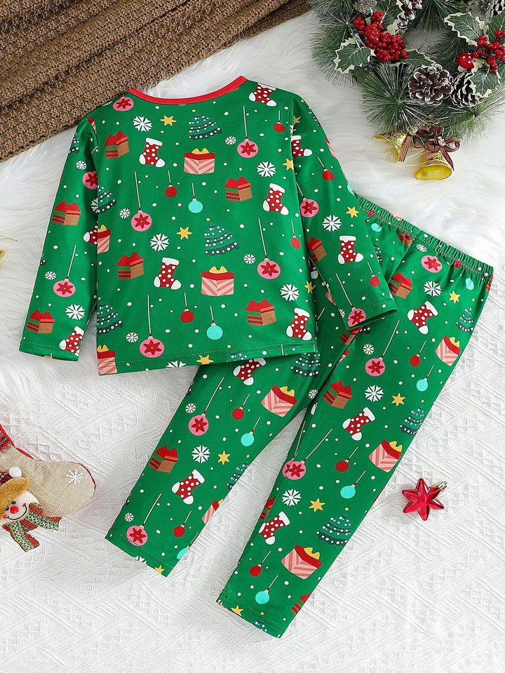 Compleu pijamale SHEIN, verde