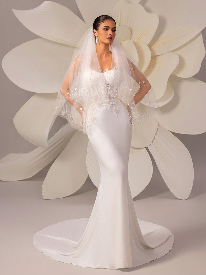 Rochie de ocazie SHEIN, alb