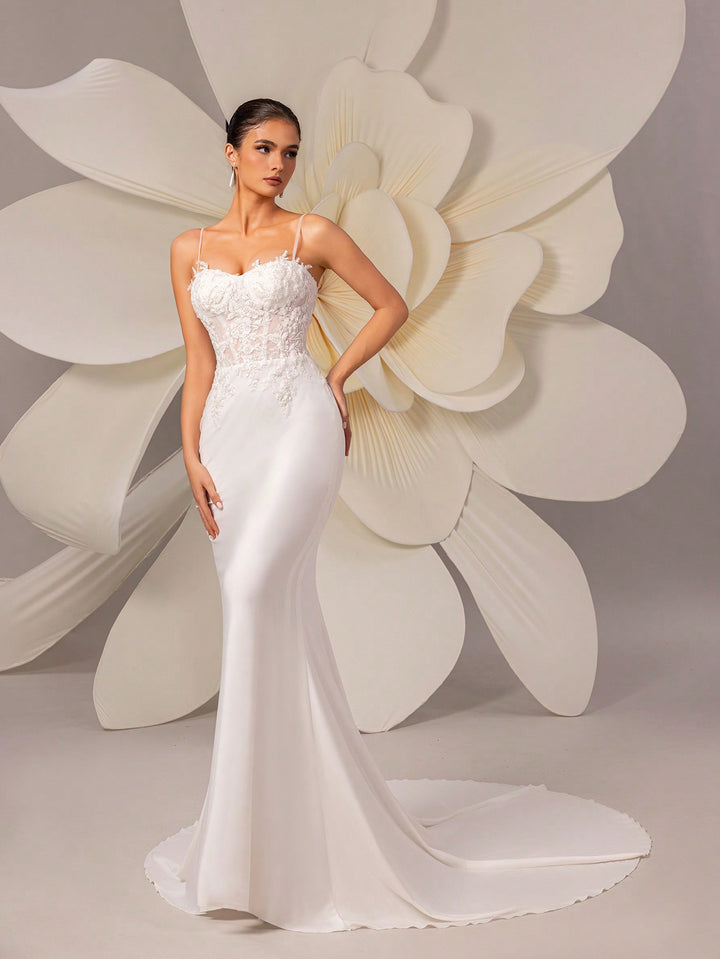Rochie de ocazie SHEIN, alb