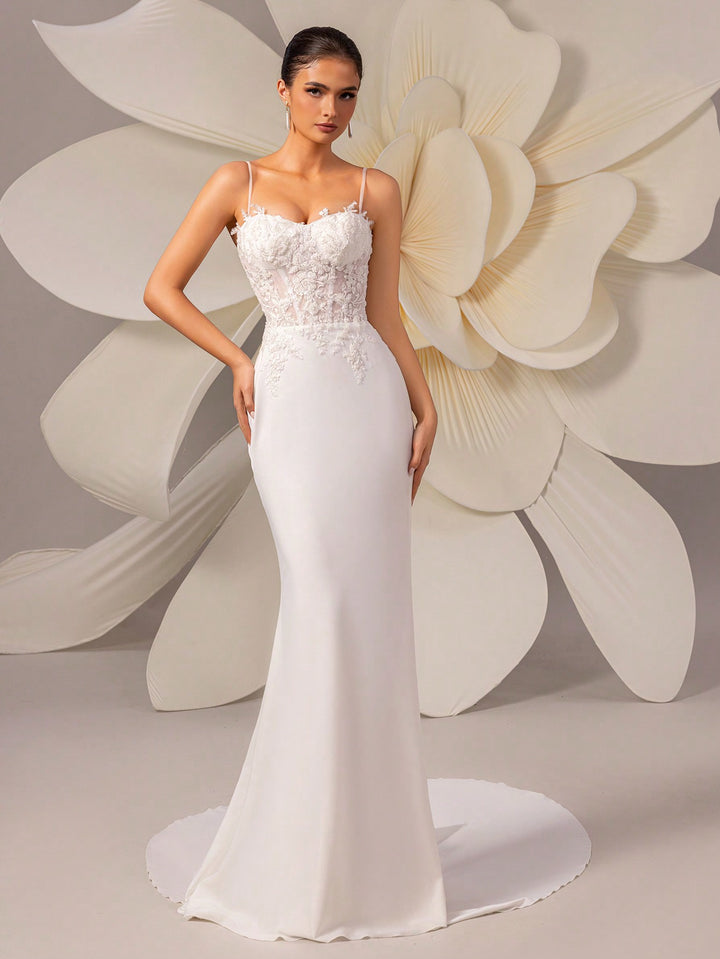 Rochie de ocazie SHEIN, alb