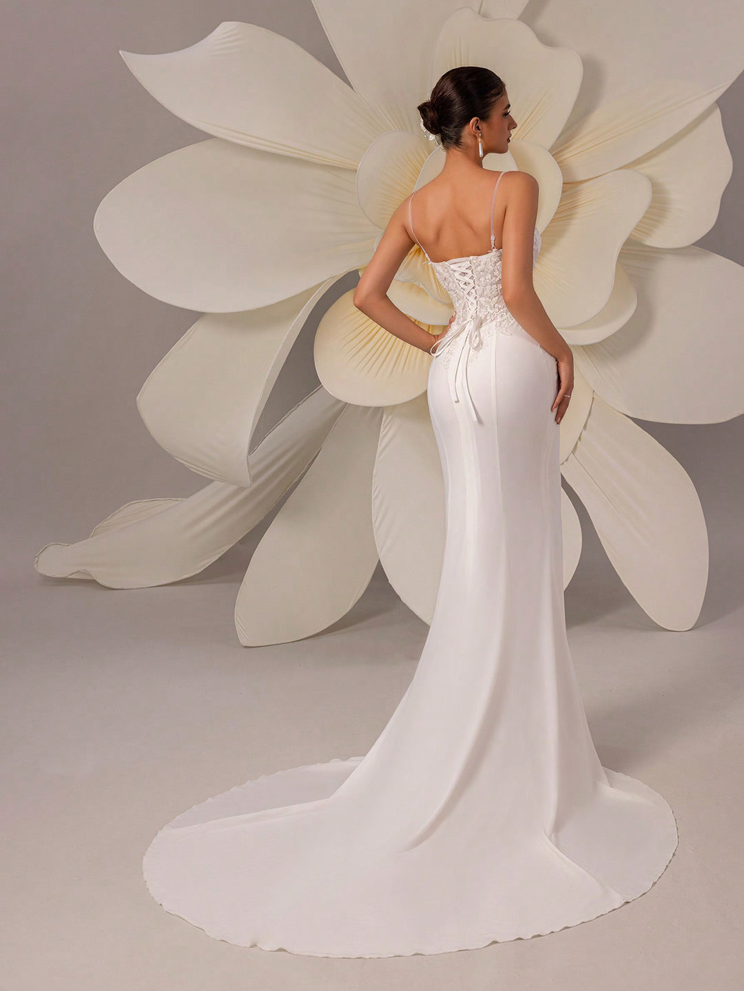 Rochie de ocazie SHEIN, alb