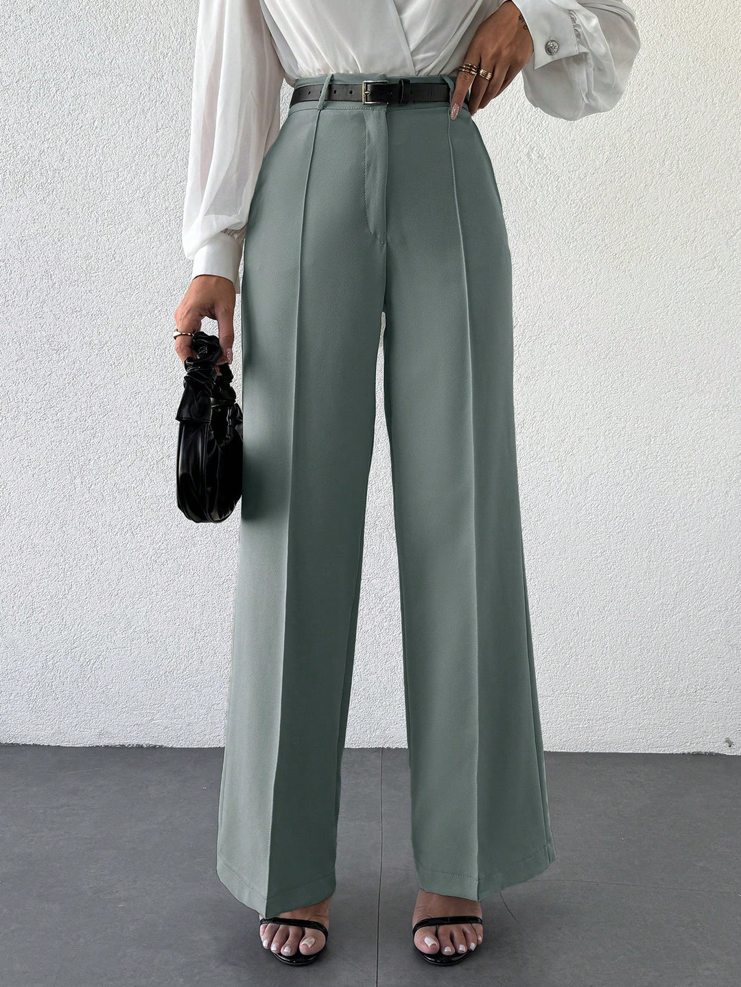 Pantaloni SHEIN, turcoaz