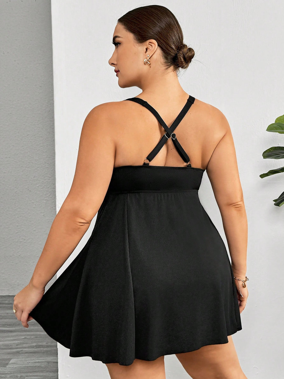 Costum de baie SHEIN, negru