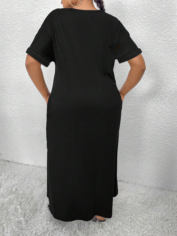 Rochie maxi SHEIN, negru