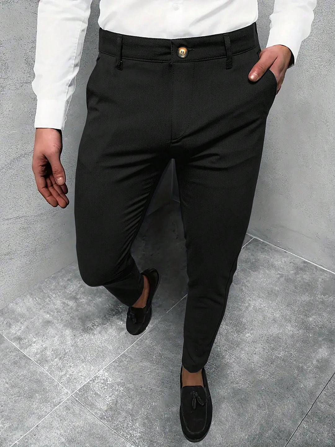 Pantalon SHEIN, negru