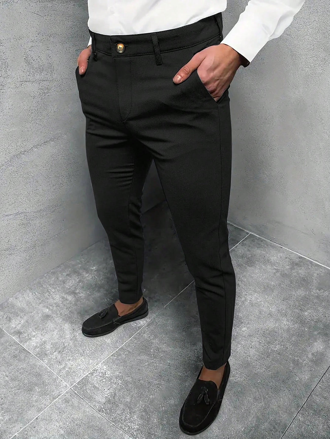 Pantalon SHEIN, negru