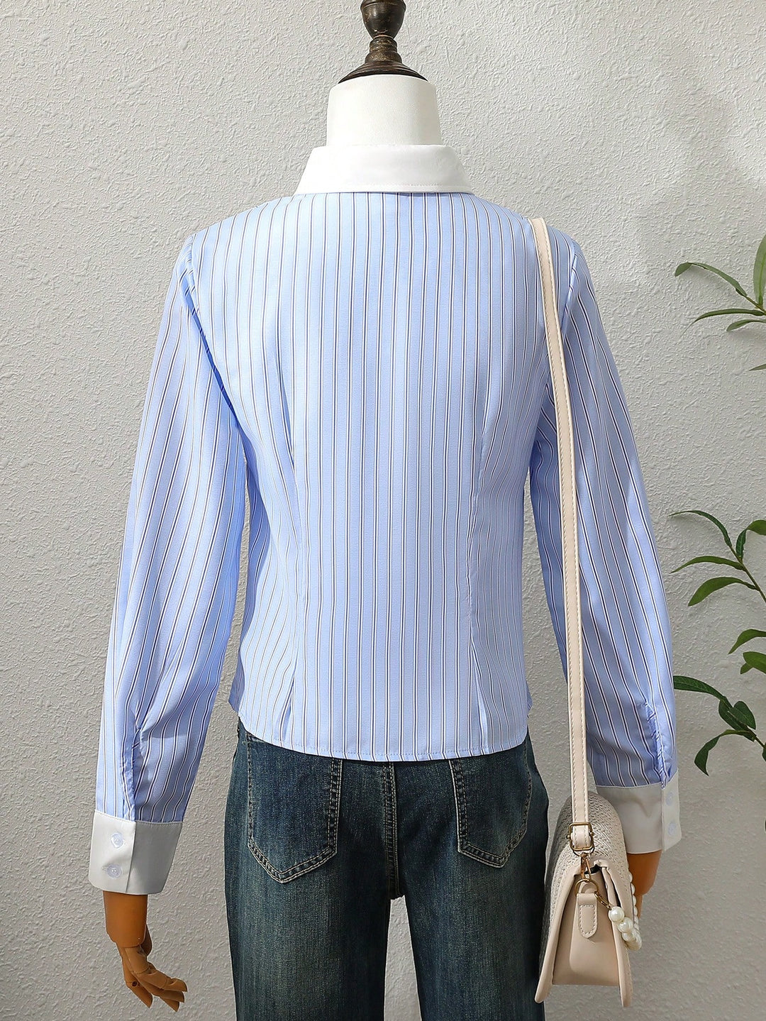 SHEIN blúz, kék