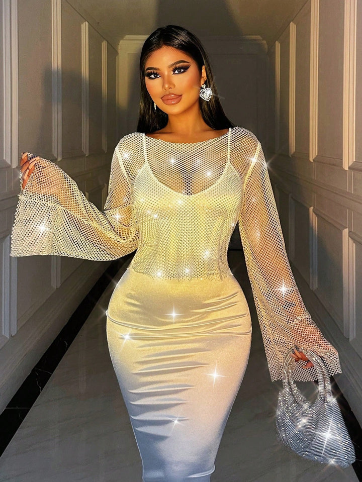 Top SHEIN, alb