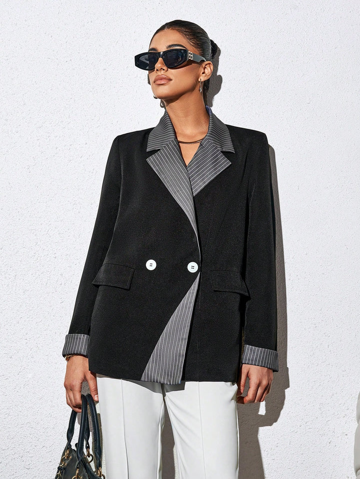 Sacou SHEIN, negru