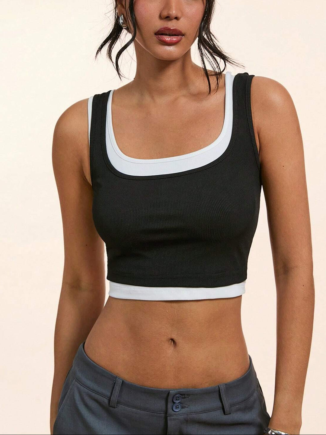 Fekete Forever 21 by Shein felső