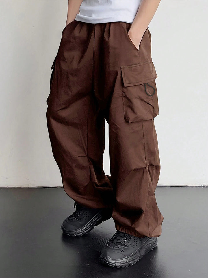 Pantaloni SHEIN, maro