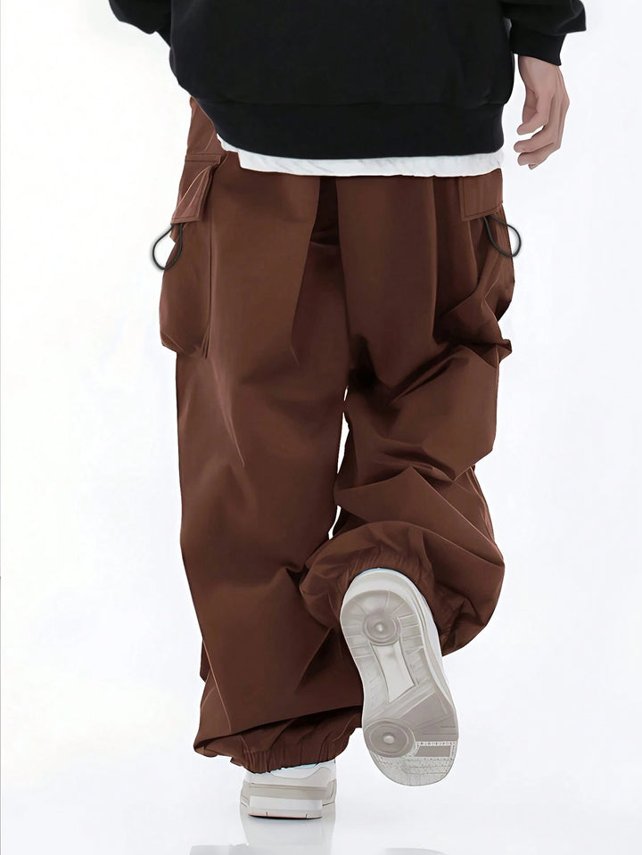Pantaloni SHEIN, maro
