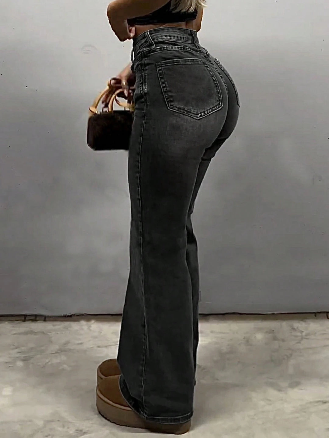 Jeans SHEIN, negru