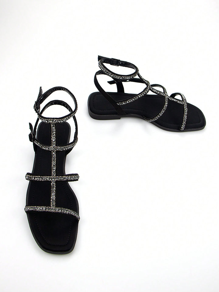 Sandale SHEIN, negru