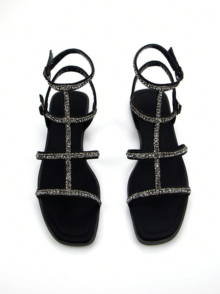 Sandale SHEIN, negru