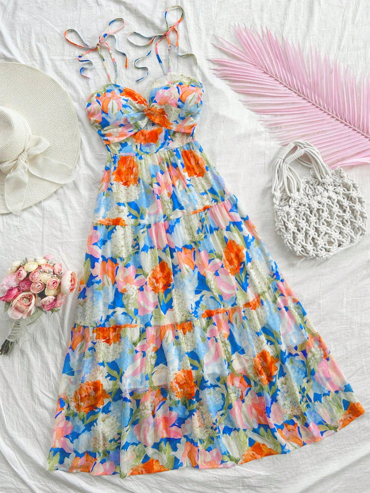 Rochie midi SHEIN, mix culori