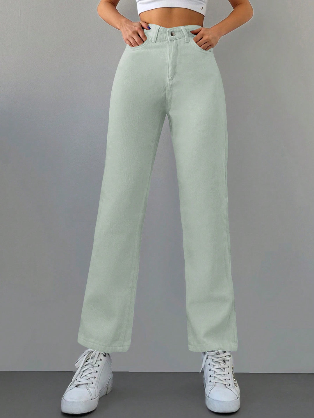 Jeans SHEIN, turcoaz