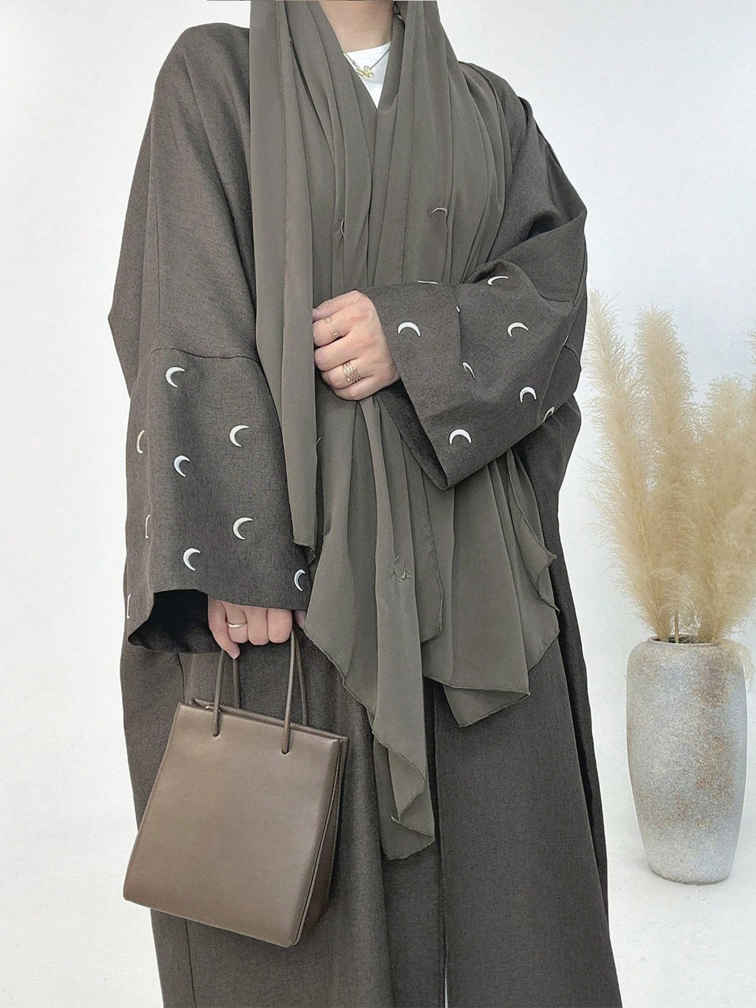 SHEIN hosszú kardigán, bézs