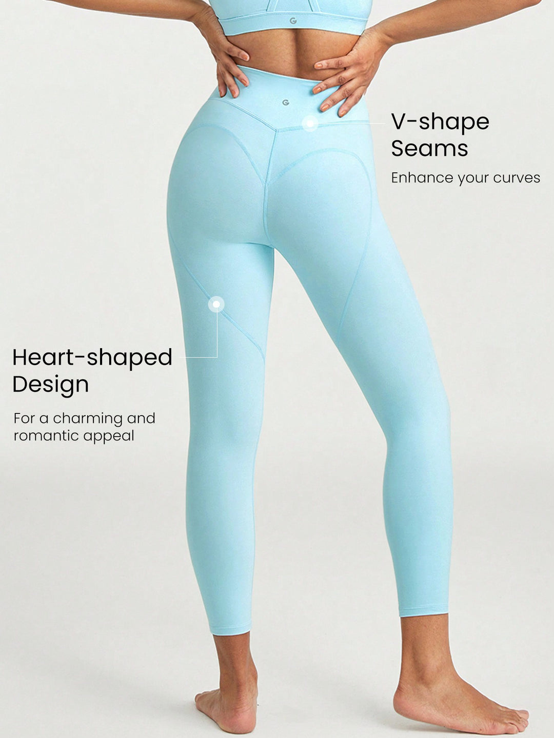 SHEIN sport leggings, kék
