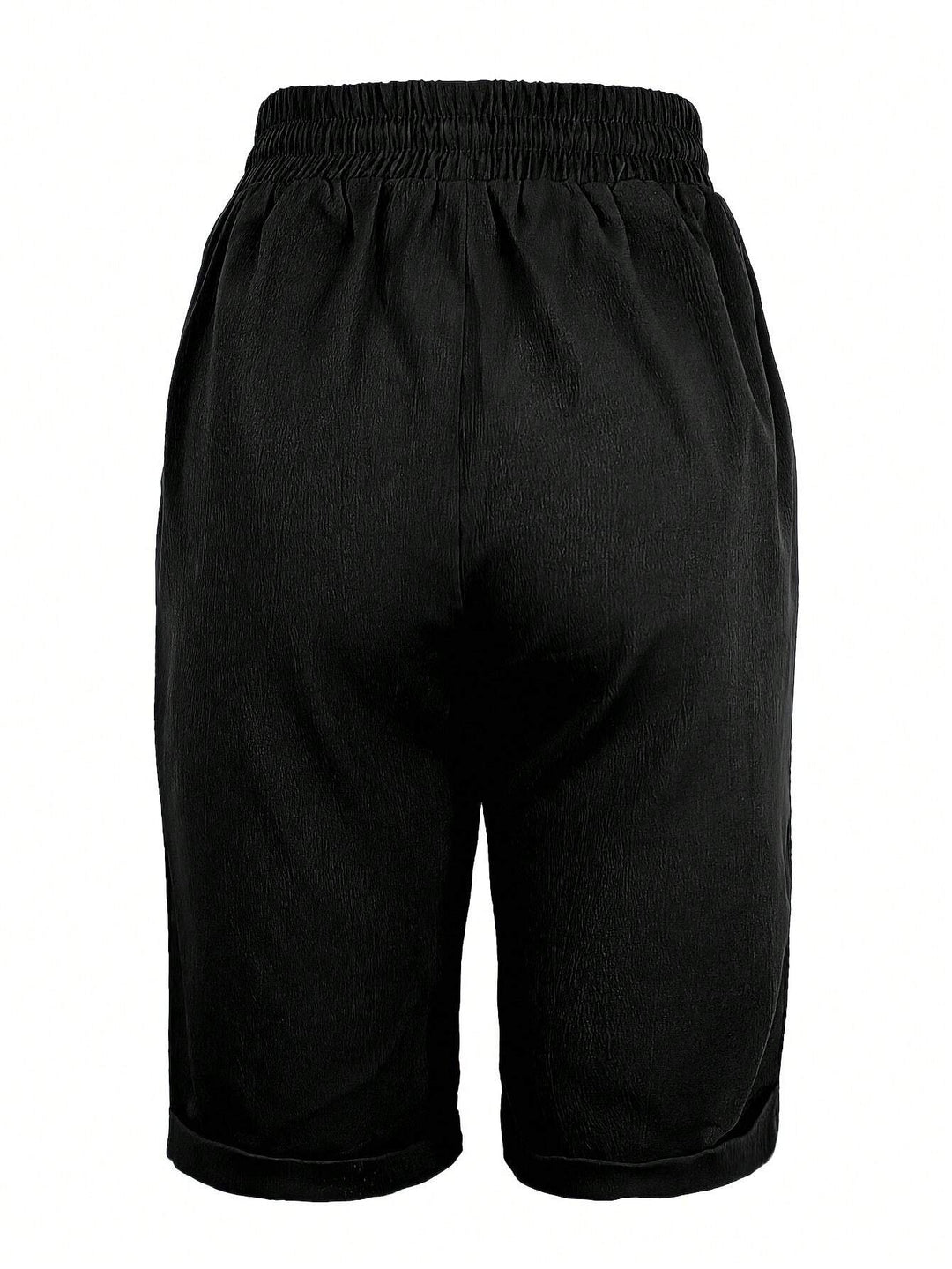 Pantaloni 3/4 SHEIN, negru