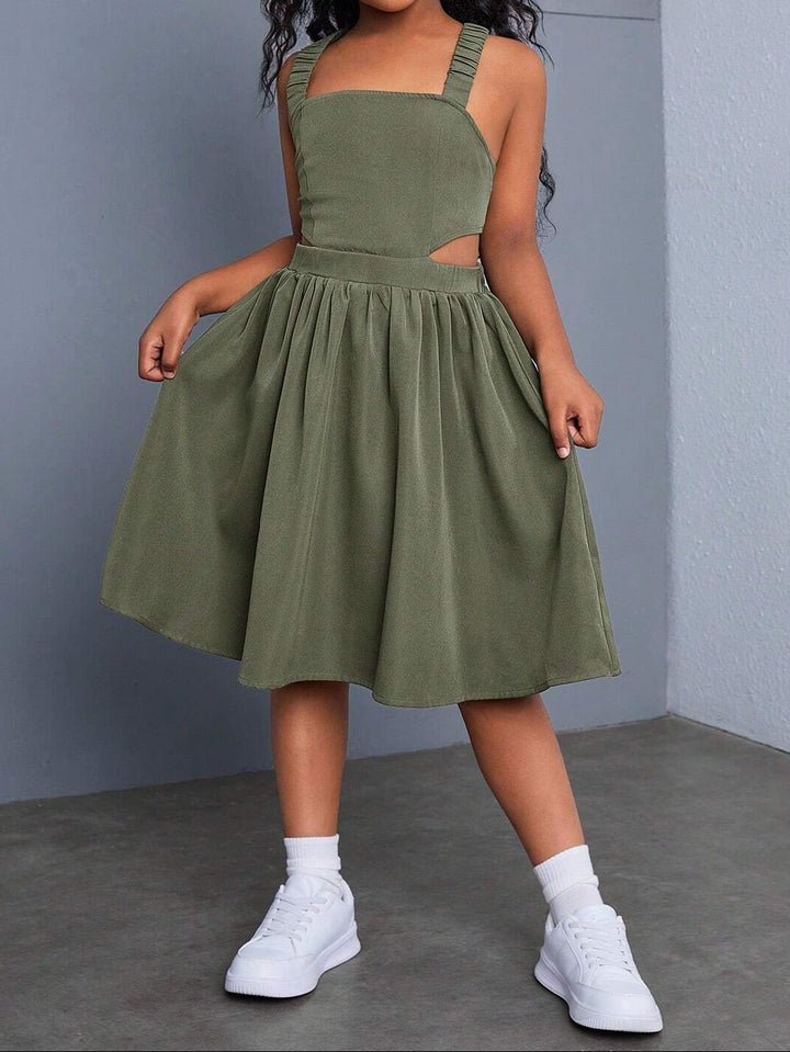 SHEIN mini ruha, khaki